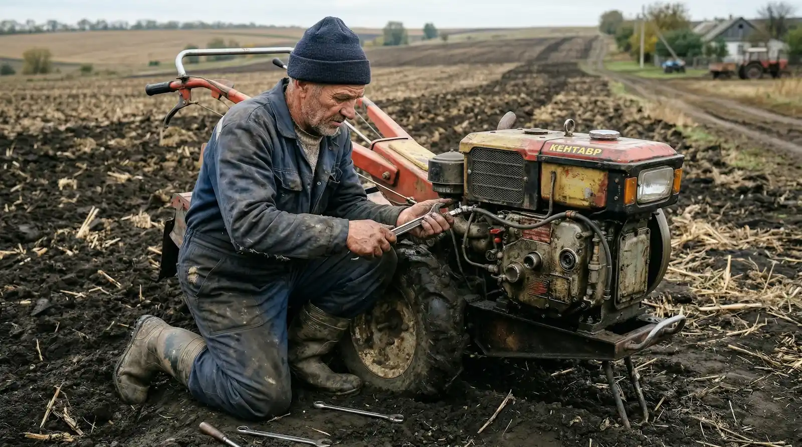 Чому мотоблок димить — перевірка паливної системи